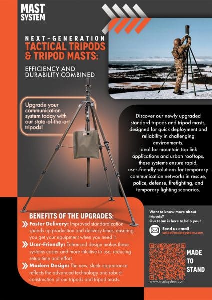 Brochure of Tactical composite tripod mast