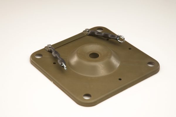 mast base plate for composite mast